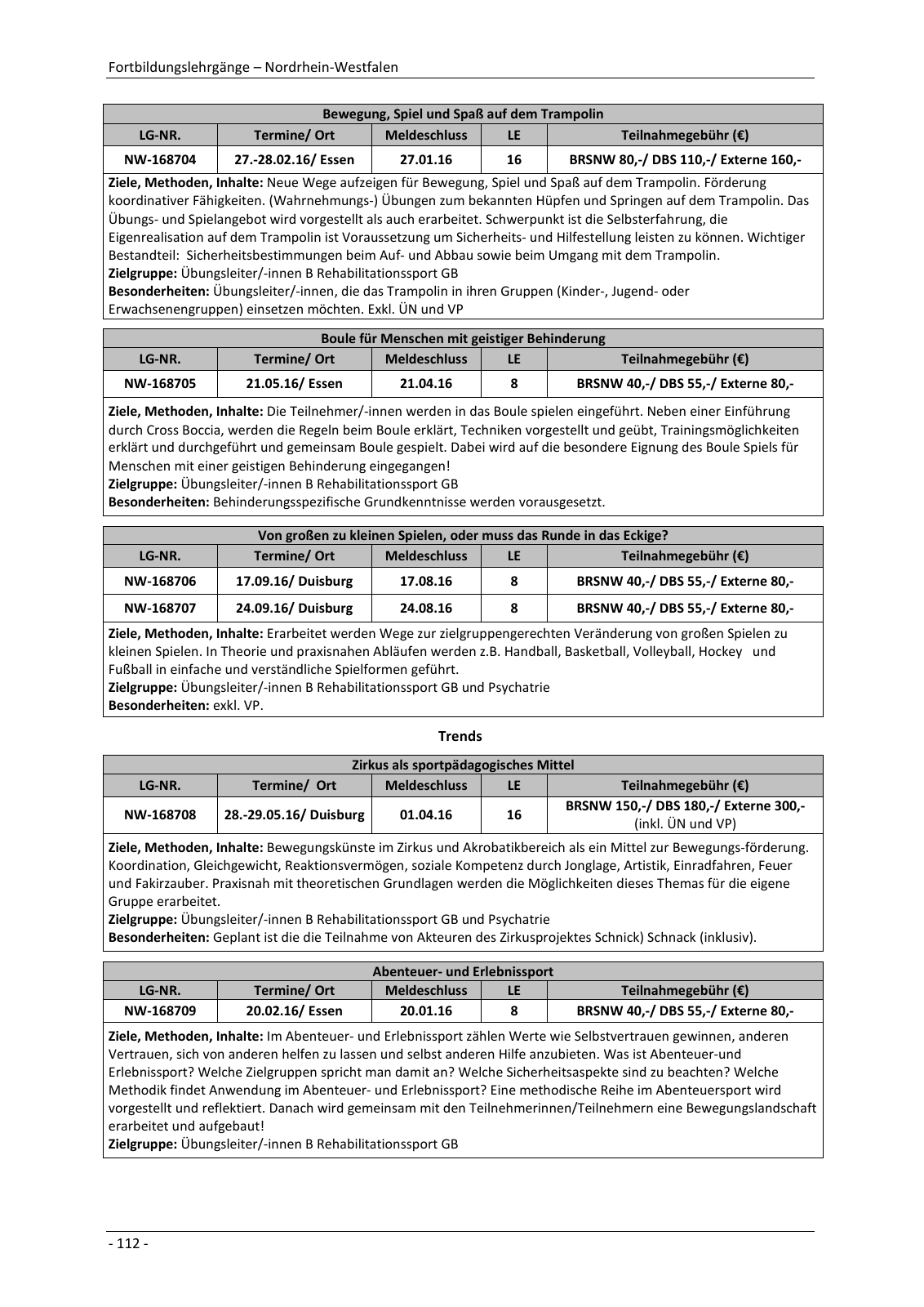 Vorschau DBS Lehrgangsplan 2016 Seite 114