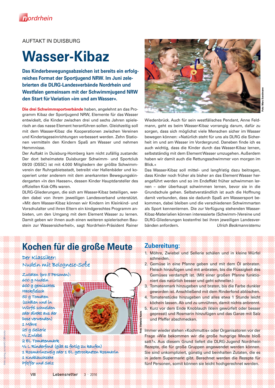 Vorschau Lebensretter 3/2016 - Regionalausgabe Nordrhein Seite 10