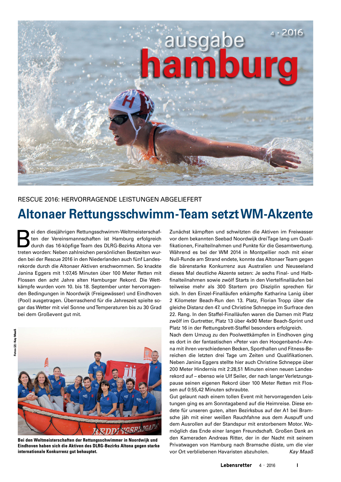 Vorschau Lebensretter 4/2016 - Regionalausgabe Hamburg Seite 3
