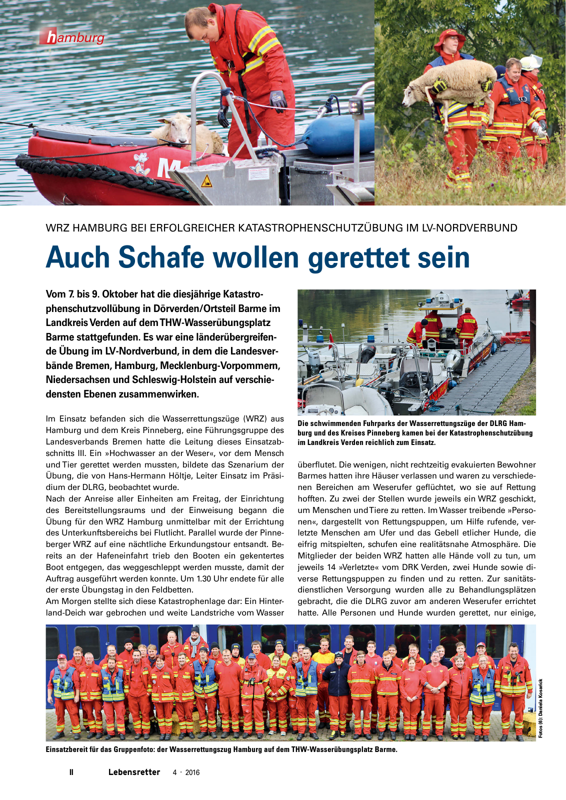 Vorschau Lebensretter 4/2016 - Regionalausgabe Hamburg Seite 4