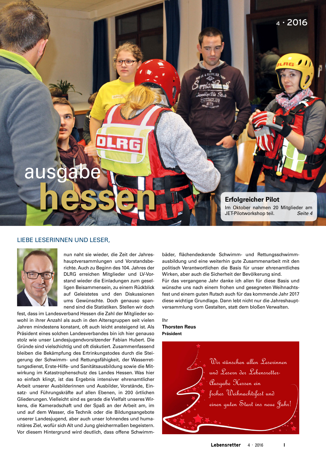 Vorschau Lebensretter 4/2016 - Regionalausgabe Hessen Seite 3