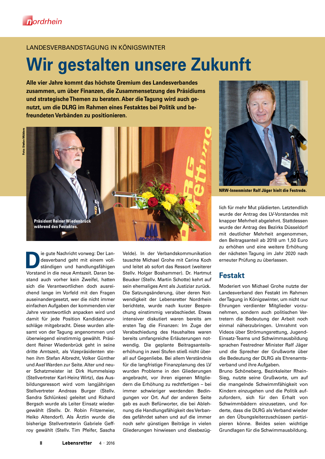Vorschau Lebensretter 4/2016 - Regionalausgabe Nordrhein Seite 4