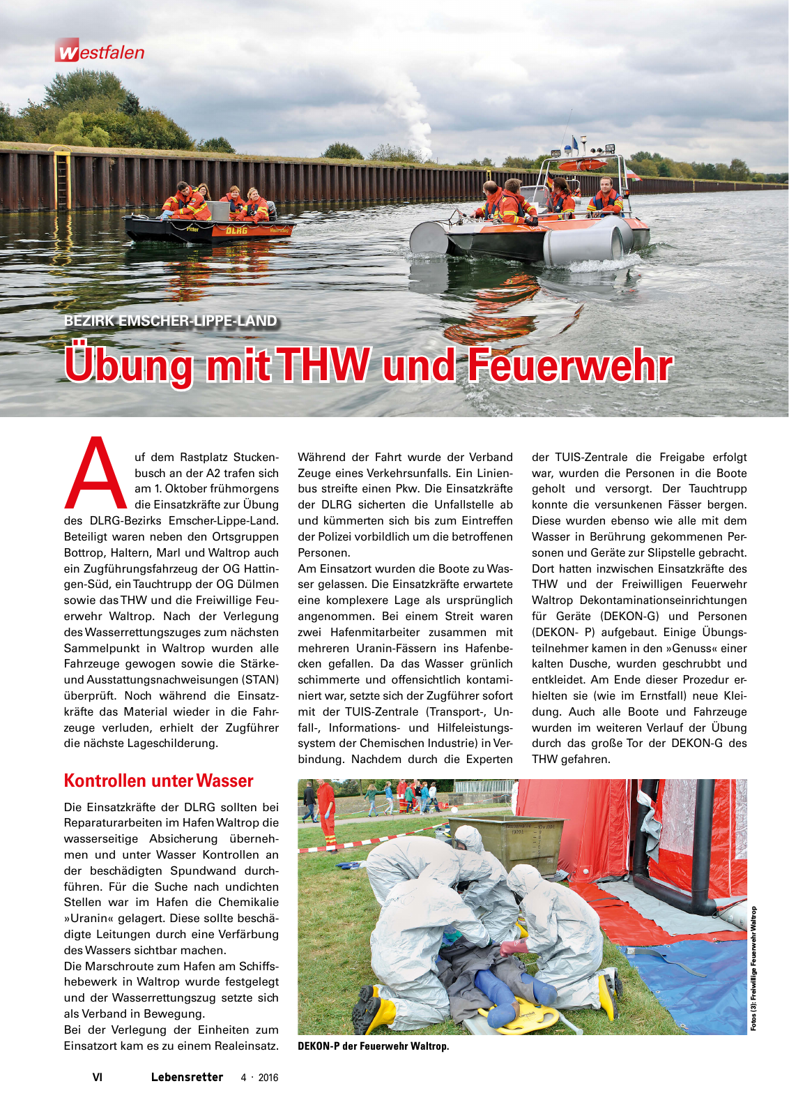 Vorschau Lebensretter 4/2016 - Regionalausgabe Westfalen Seite 8