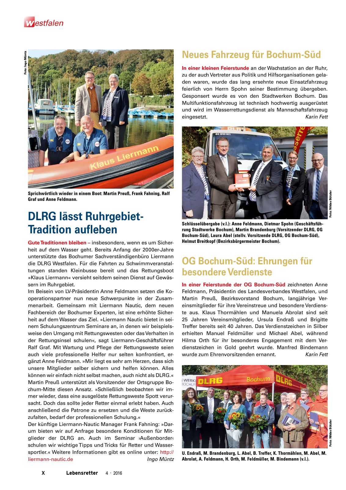 Vorschau Lebensretter 4/2016 - Regionalausgabe Westfalen Seite 12