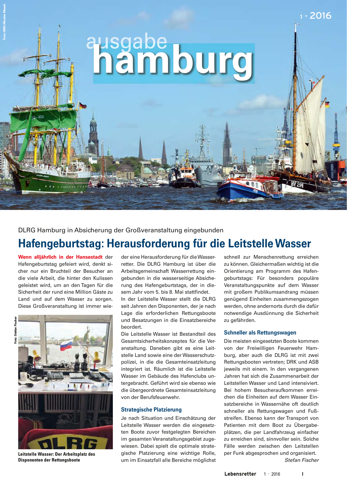 Vorschau Lebensretter 1/2016 - Regionalausgabe Hamburg Seite 3
