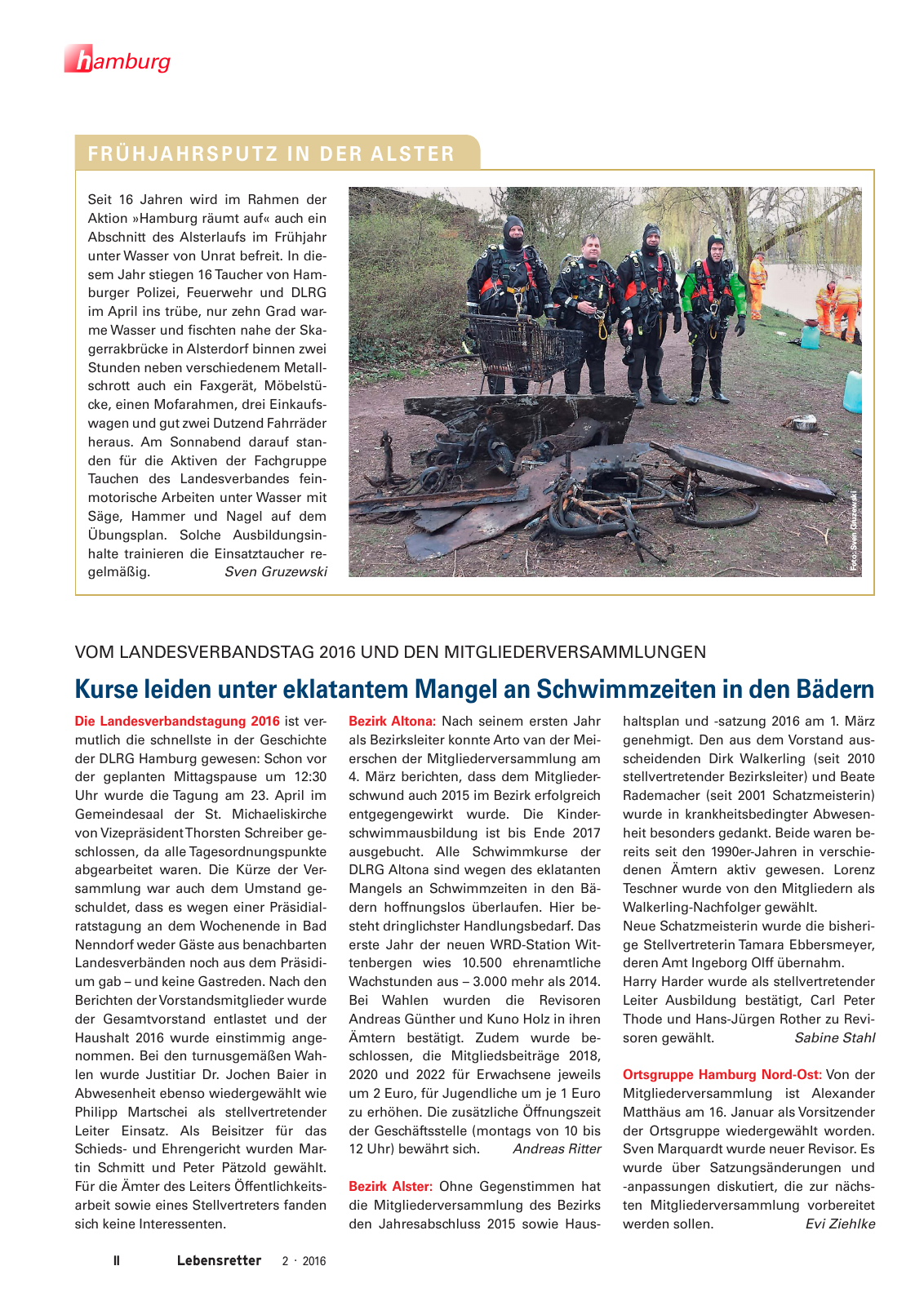 Vorschau Lebensretter 2/2016 - Regionalausgabe Hamburg Seite 4