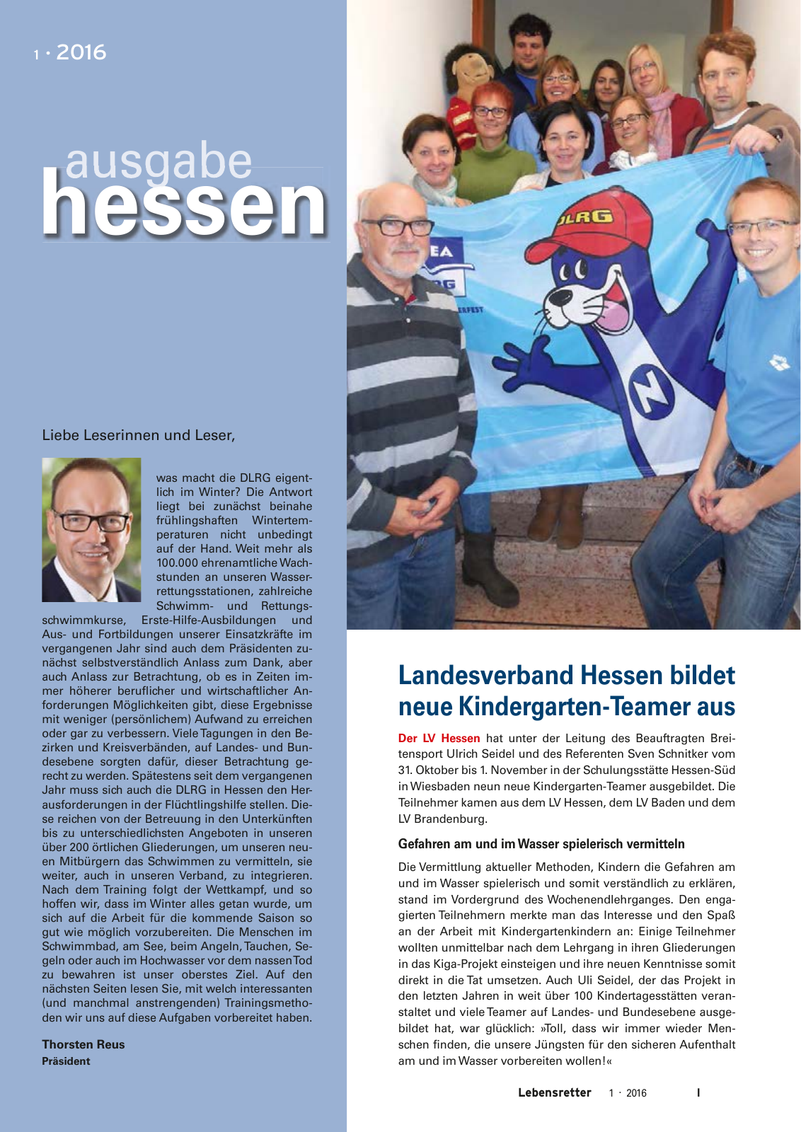 Vorschau Lebensretter 1/2016 - Regionalausgabe Hessen Seite 3