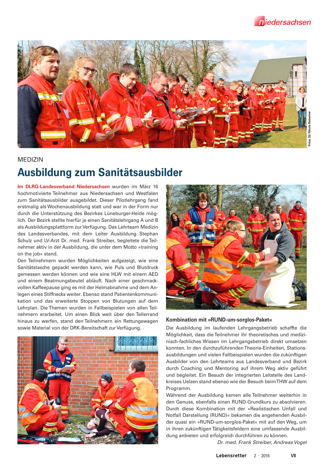 Vorschau Lebensretter 2/2016 - Regionalausgabe Niedersachsen Seite 9
