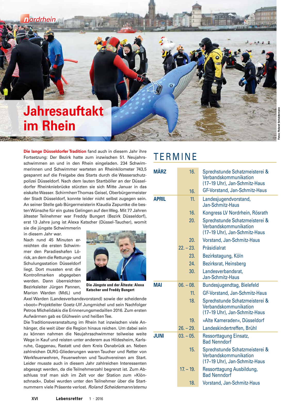 Vorschau Lebensretter 1/2016 - Regionalausgabe Nordrhein Seite 18
