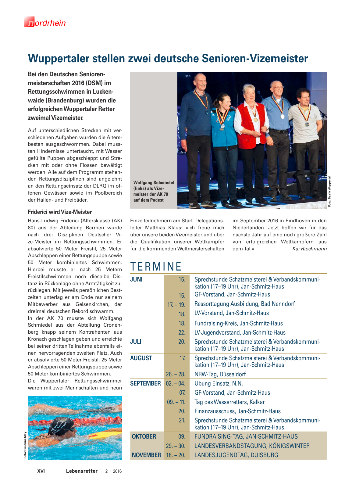 Vorschau Lebensretter 2/2016 - Regionalausgabe Nordrhein Seite 18