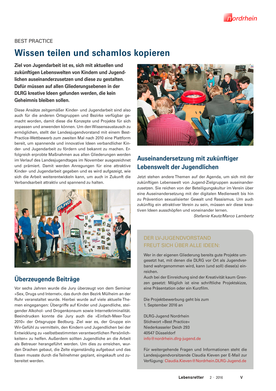Vorschau Lebensretter 2/2016 - Regionalausgabe Nordrhein Seite 7