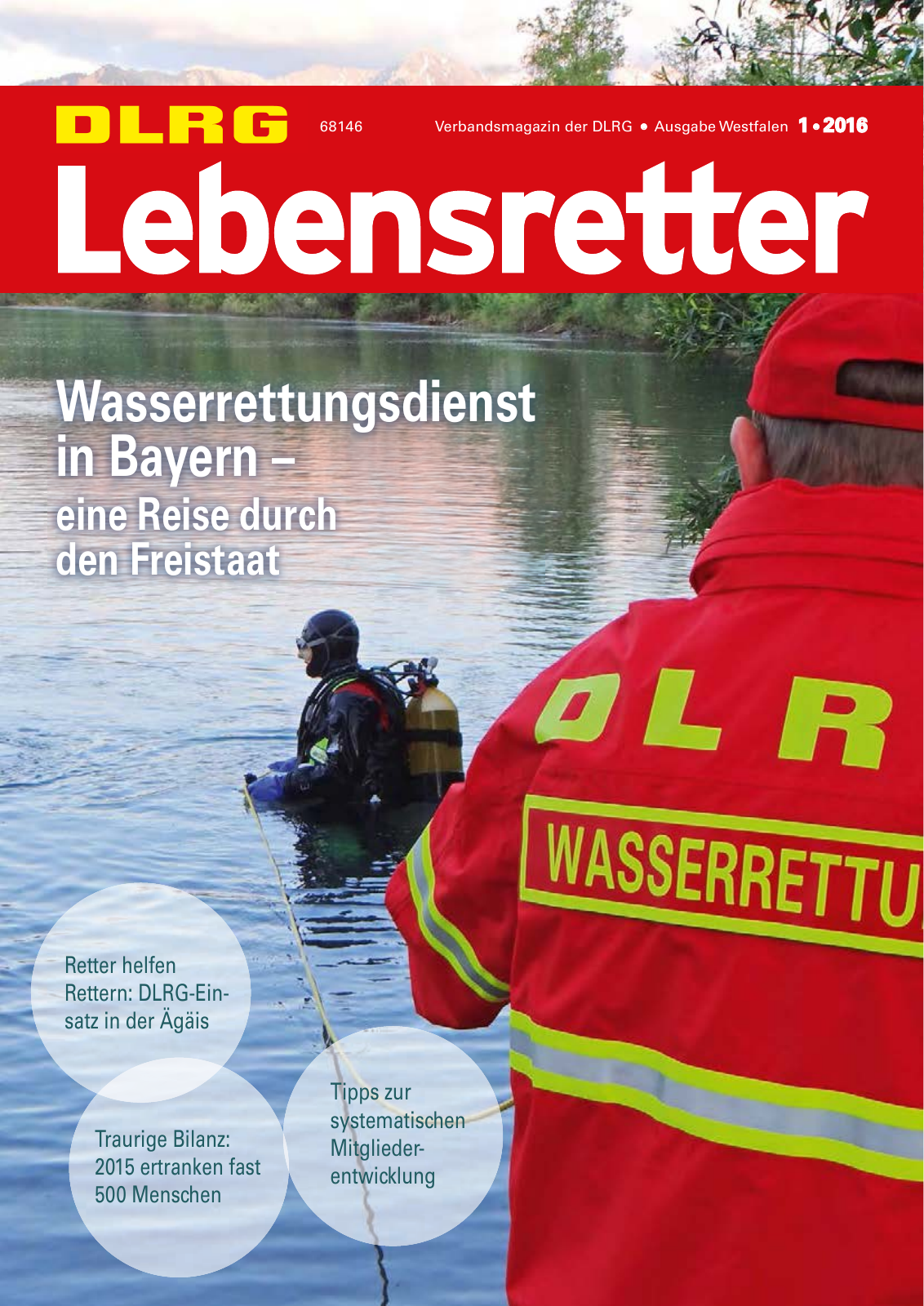Vorschau Lebensretter 1/2016 - Regionalausgabe Westfalen Seite 1
