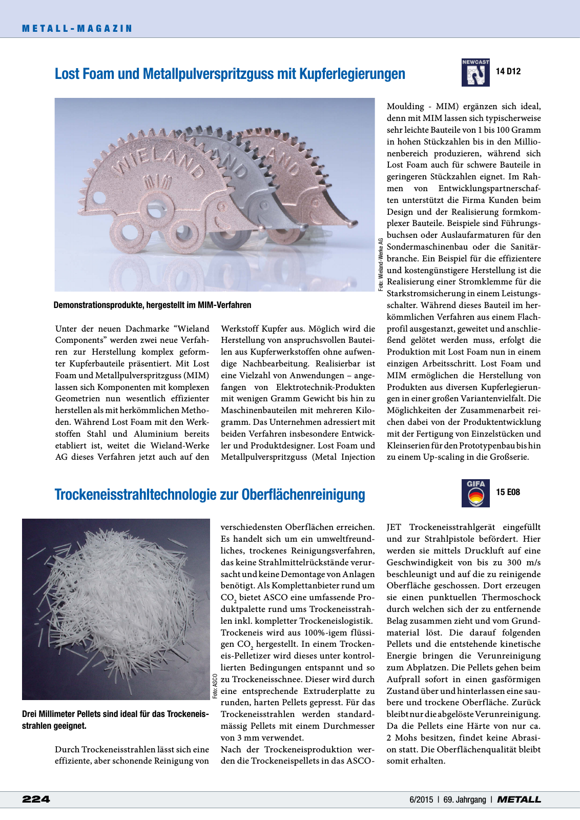 Vorschau METALL 6/2015 Seite 16