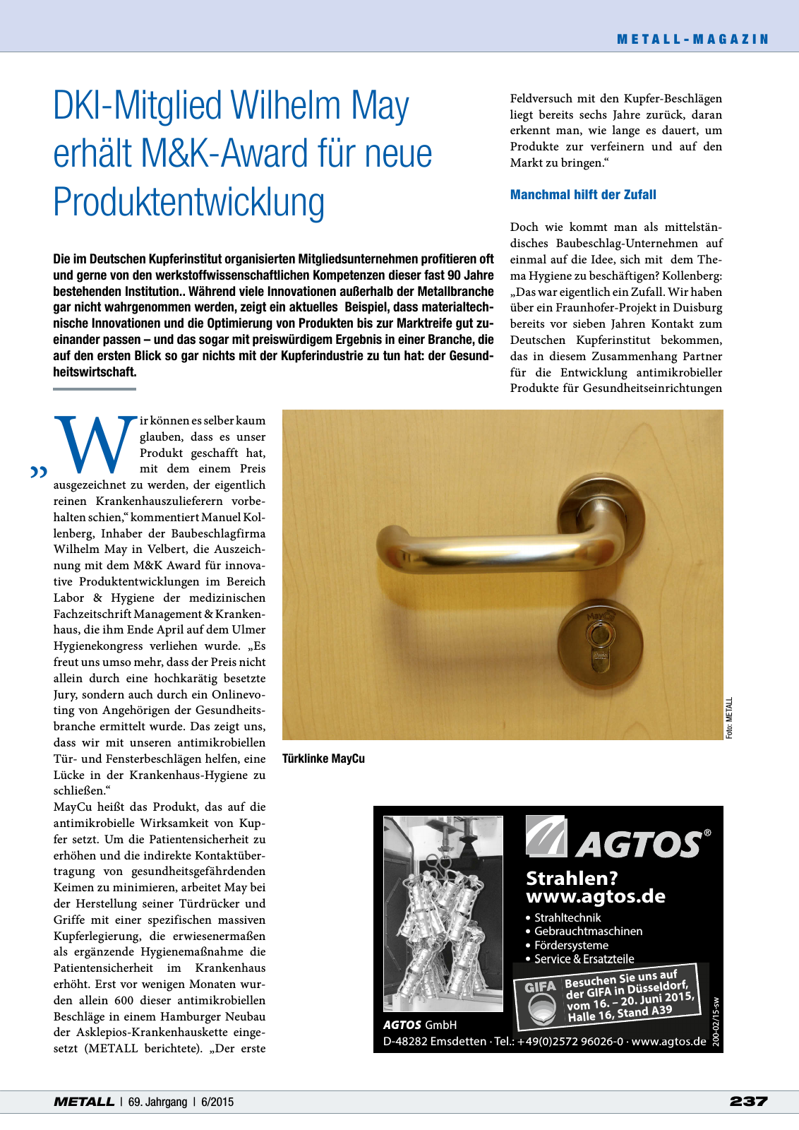 Vorschau METALL 6/2015 Seite 29