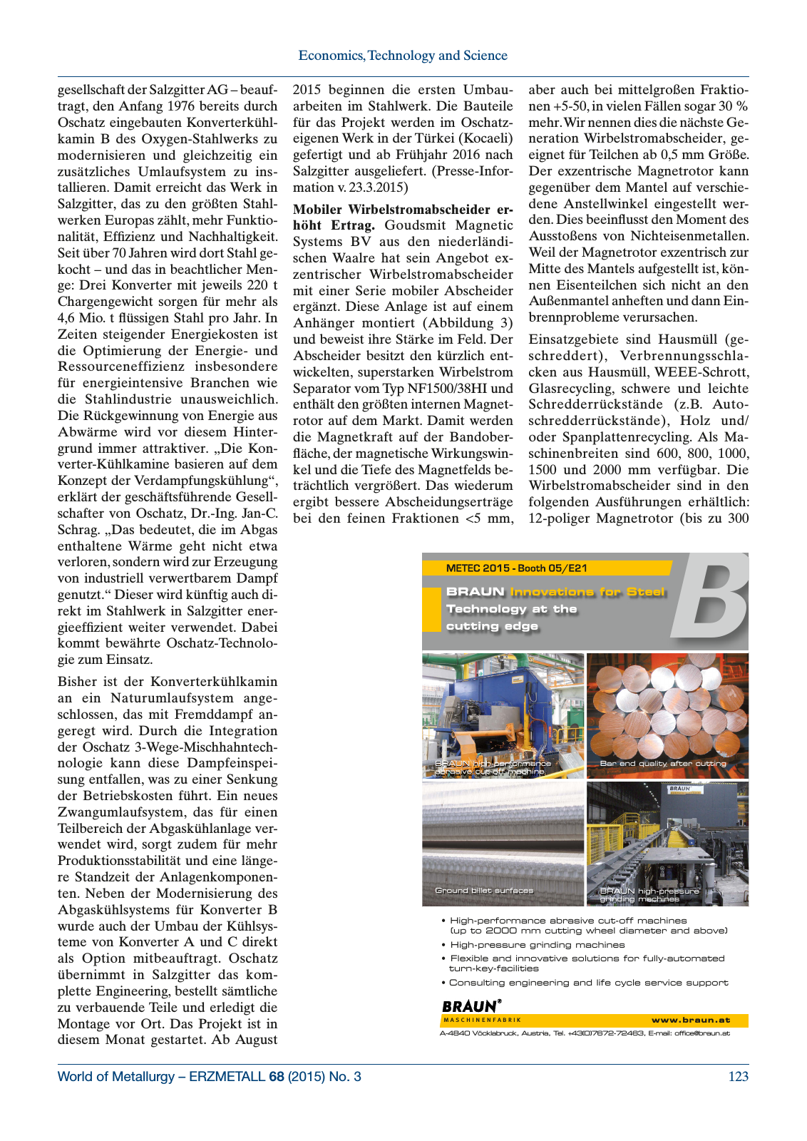 Vorschau World of Metallurgy 3/2015 Seite 17