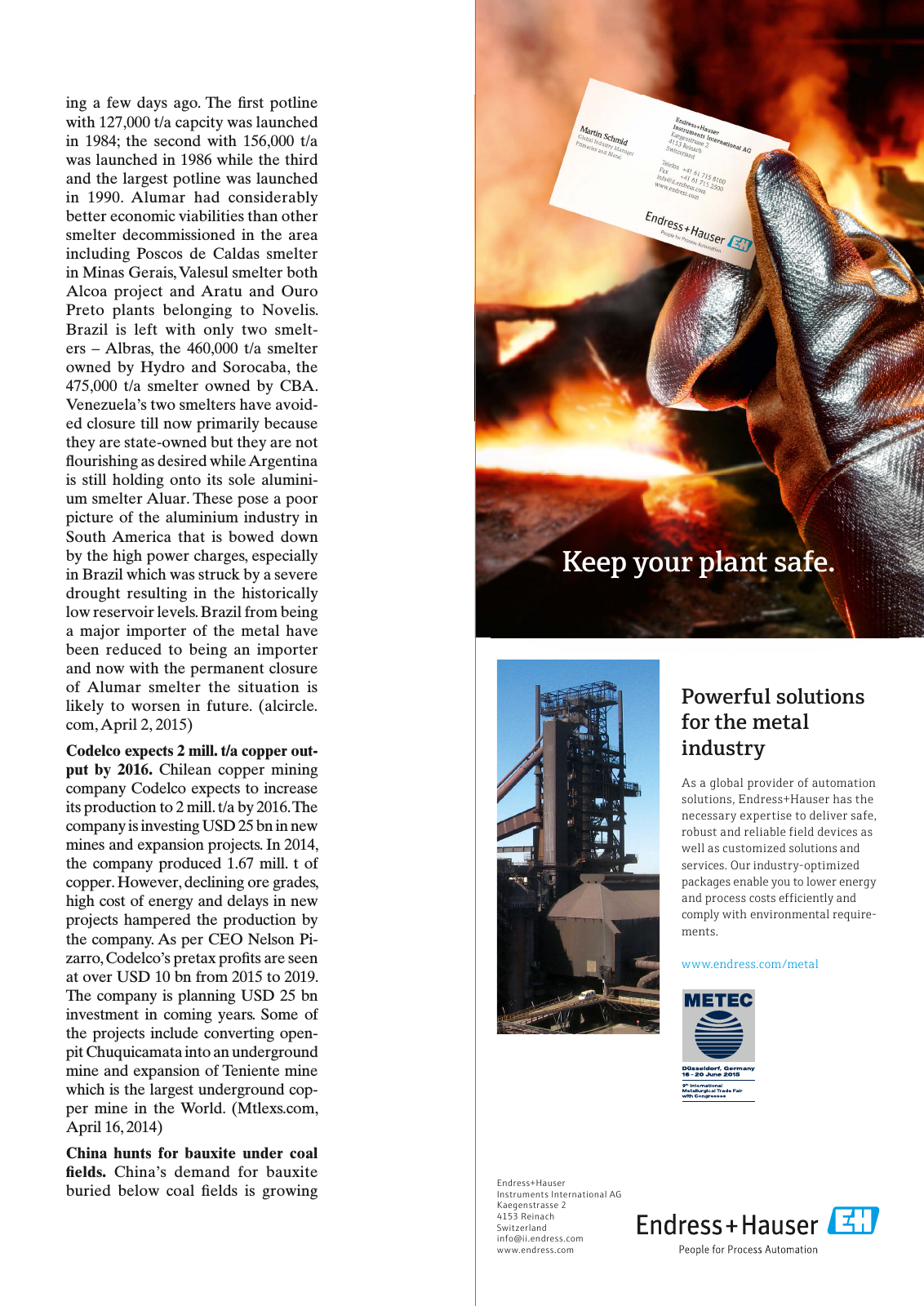 Vorschau World of Metallurgy 3/2015 Seite 9
