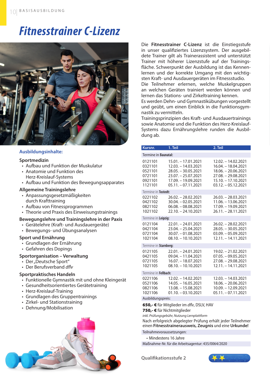 Vorschau DFLV // Ausbildungsprogramm 2021 Seite 10
