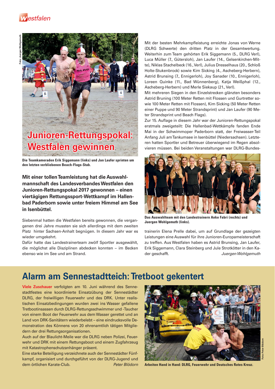 Vorschau Lebensretter 3/2017 - Regionalausgabe Westfalen Seite 6