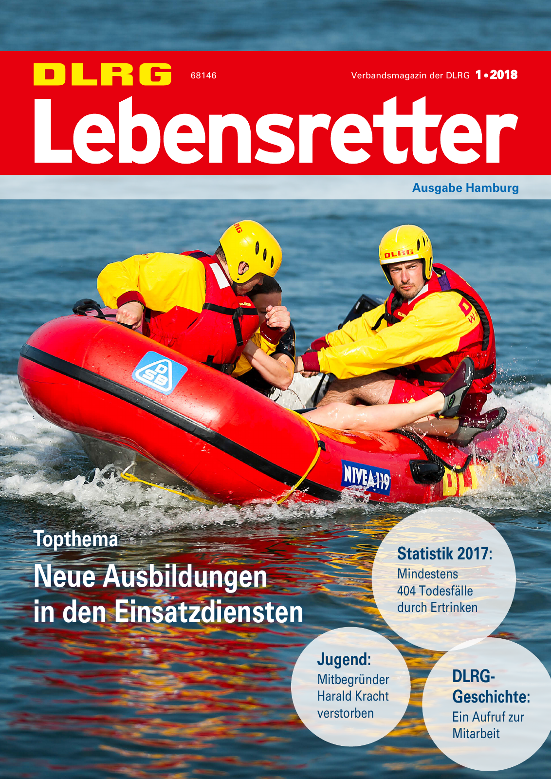 Vorschau Lebensretter 1/2018 - Regionalausgabe Hamburg Seite 1