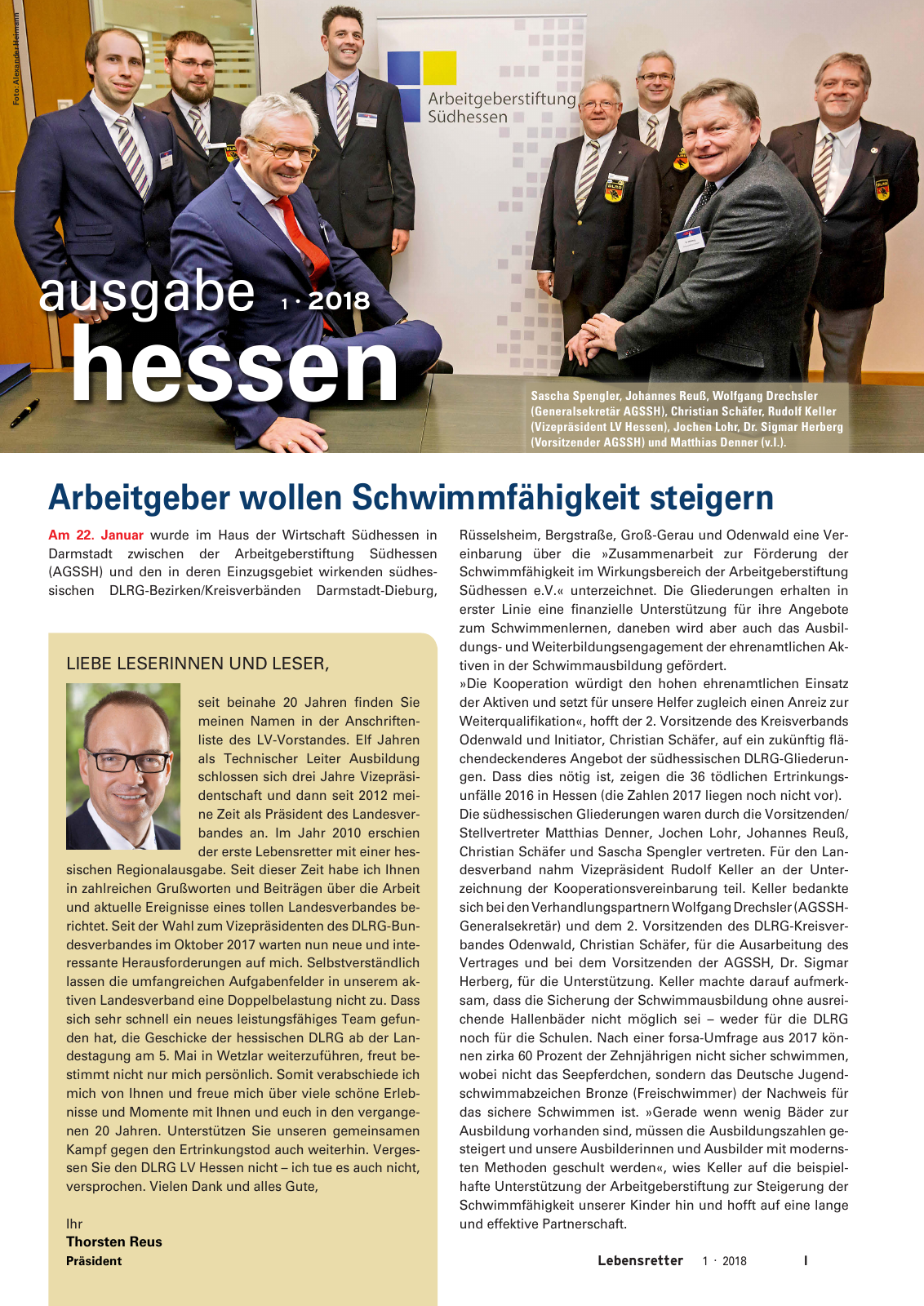 Vorschau Lebensretter 1/2018 - Regionalausgabe Hessen Seite 3