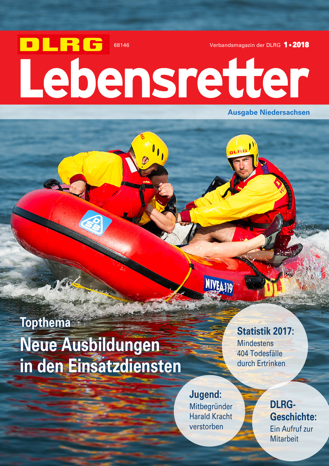 Vorschau Lebensretter 1/2018 - Regionalausgabe Niedersachsen Seite 1