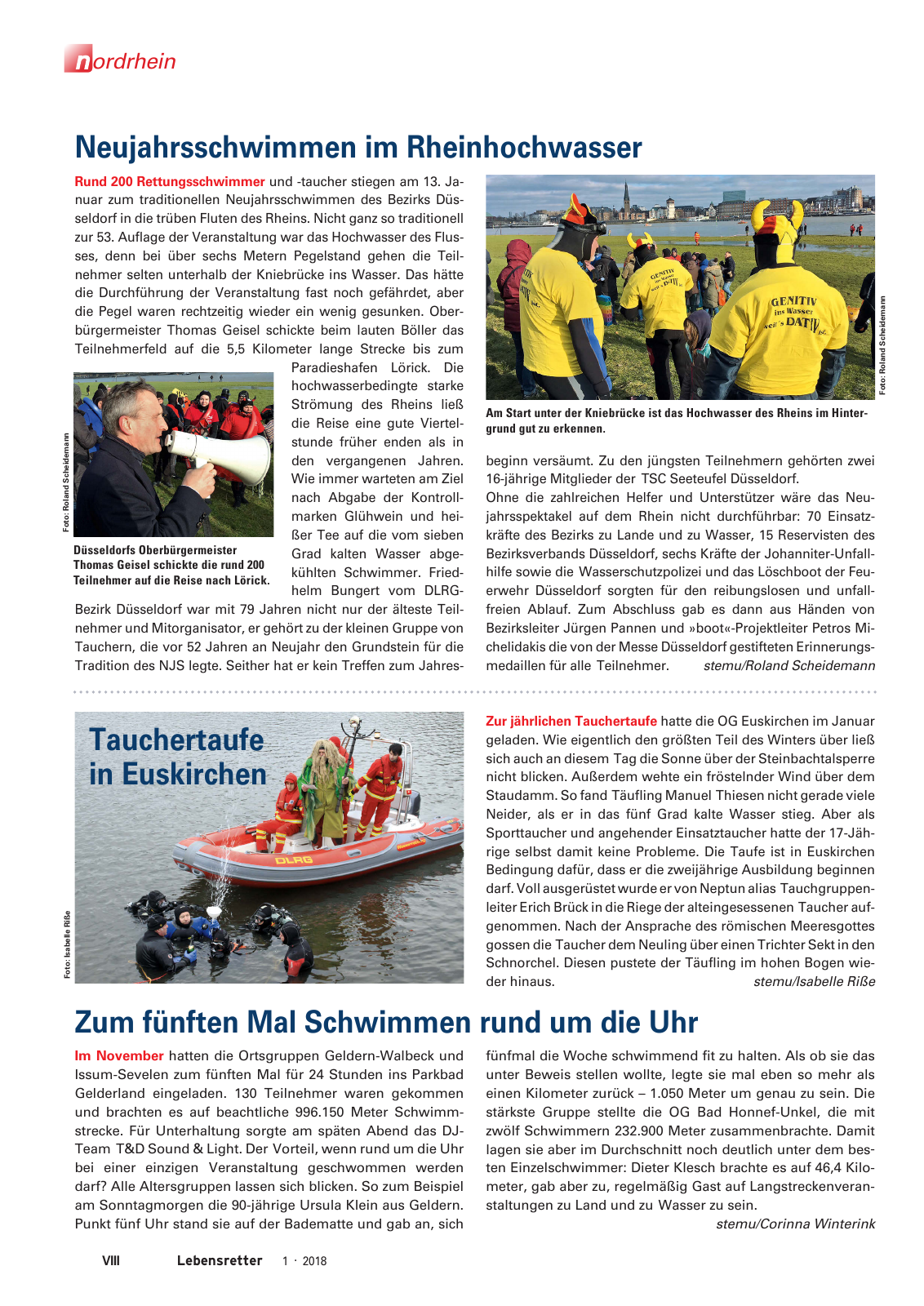 Vorschau Lebensretter 1/2018 - Regionalausgabe Nordrhein Seite 10