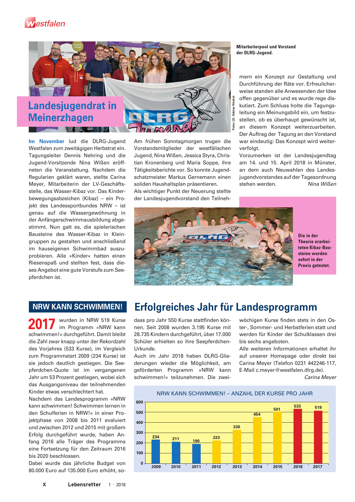 Vorschau Lebensretter 1/2018 - Regionalausgabe Westfalen Seite 12