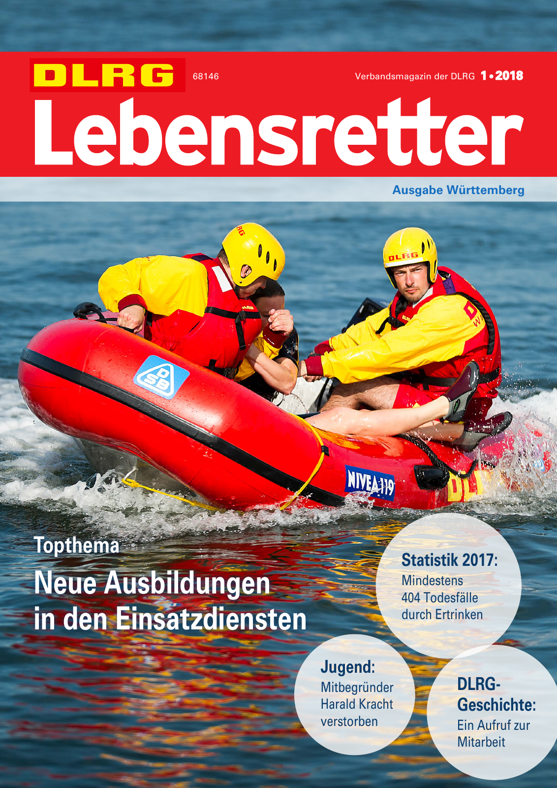 Vorschau Lebensretter 1/2018 - Regionalausgabe Württemberg Seite 1