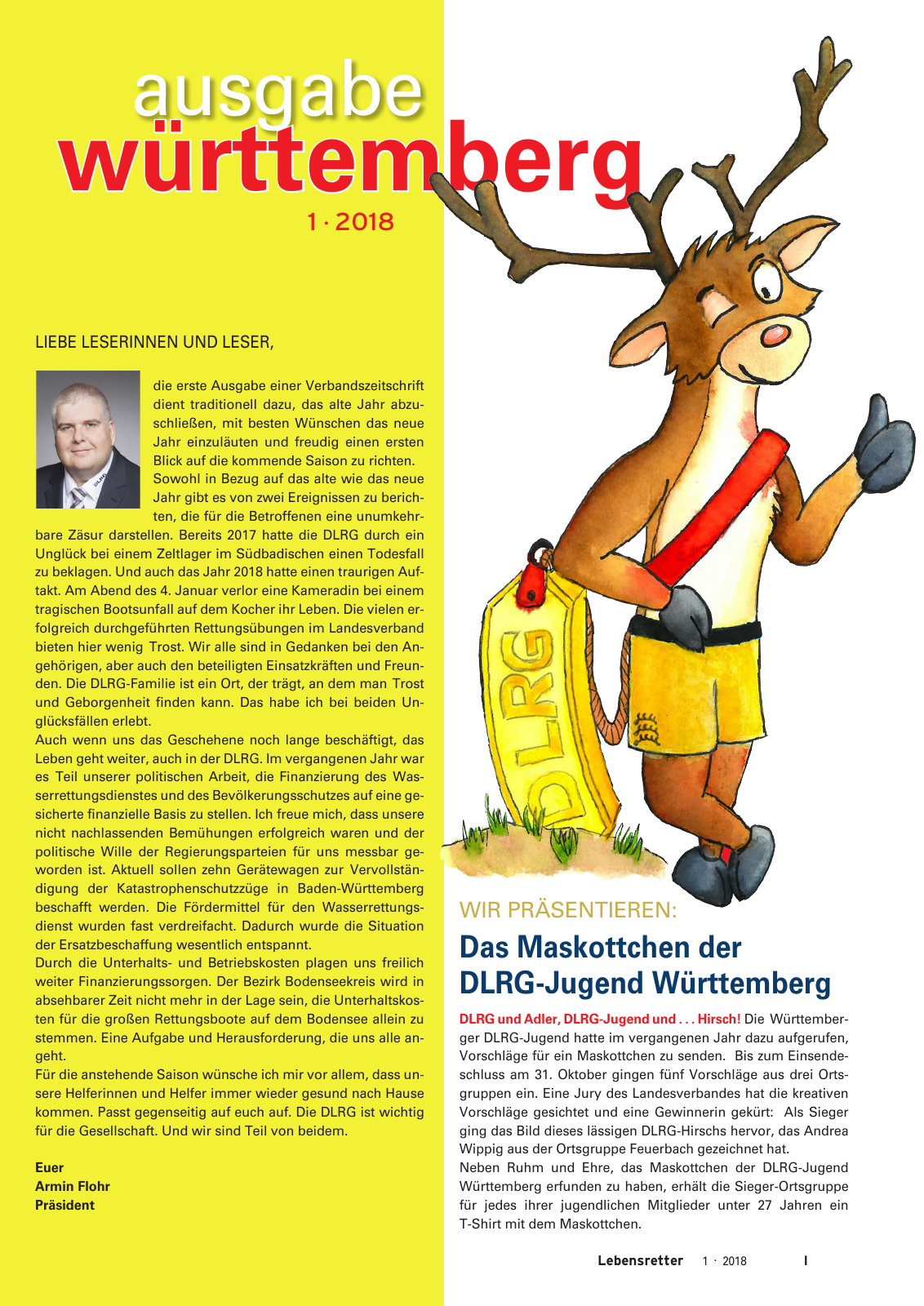 Vorschau Lebensretter 1/2018 - Regionalausgabe Württemberg Seite 3