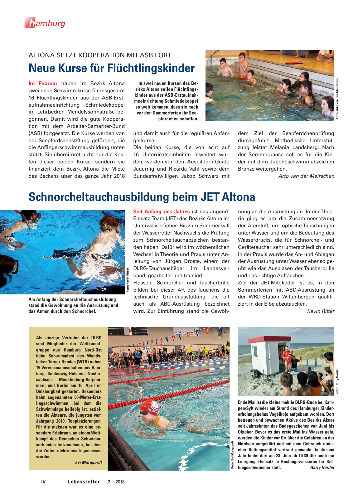 Vorschau Lebensretter 2/2018 - Regionalausgabe Hamburg Seite 6