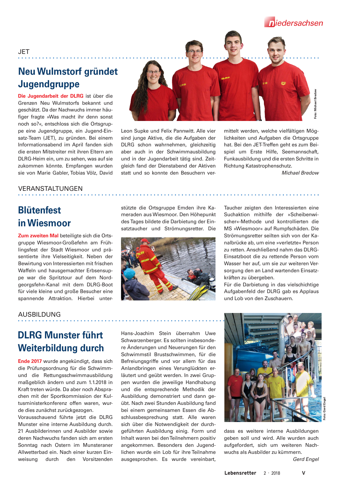 Vorschau Lebensretter 2/2018 - Regionalausgabe Niedersachsen Seite 7