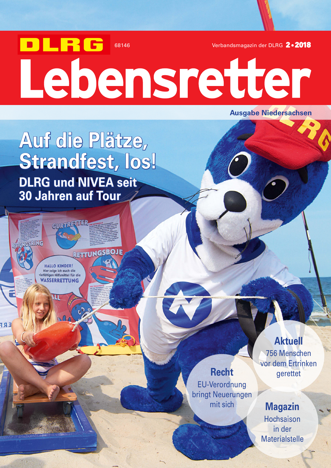Vorschau Lebensretter 2/2018 - Regionalausgabe Niedersachsen Seite 1