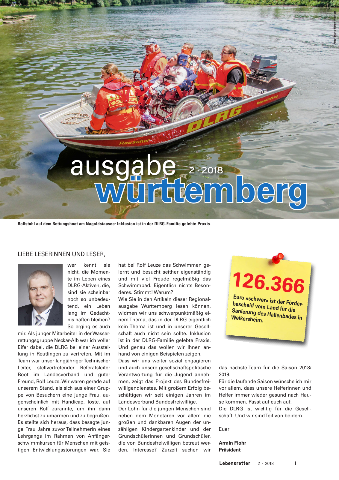 Vorschau Lebensretter 2/2018 - Regionalausgabe Württemberg Seite 3