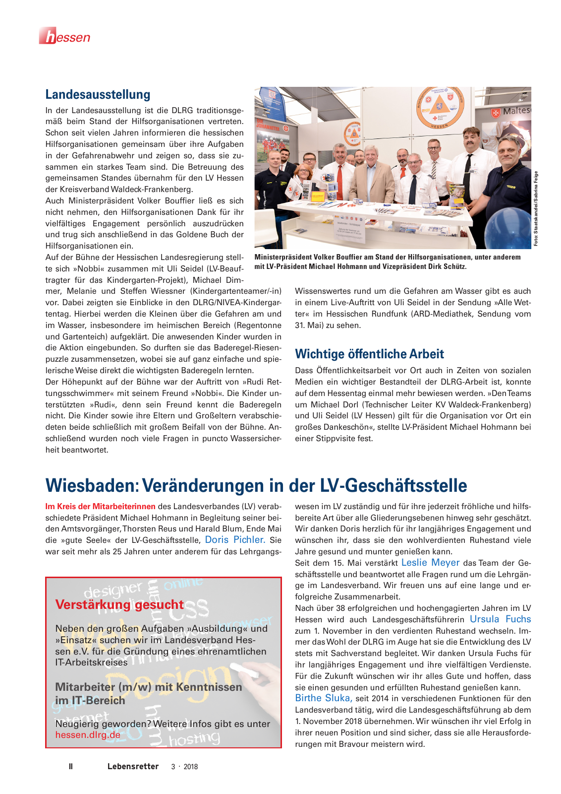 Vorschau Lebensretter 3/2018 - Regionalausgabe Hessen Seite 4