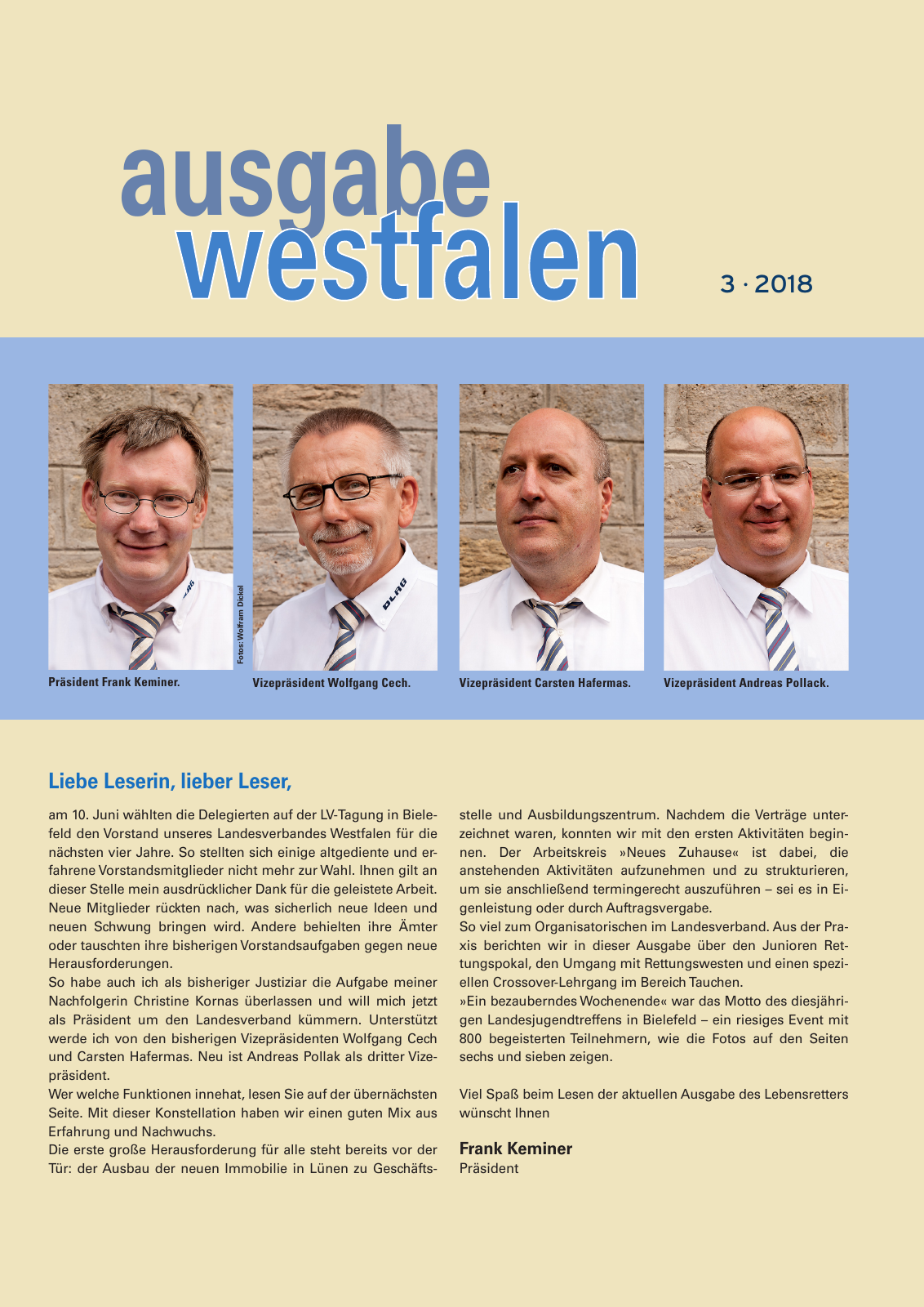 Vorschau Lebensretter 3/2018 - Regionalausgabe Westfalen Seite 3