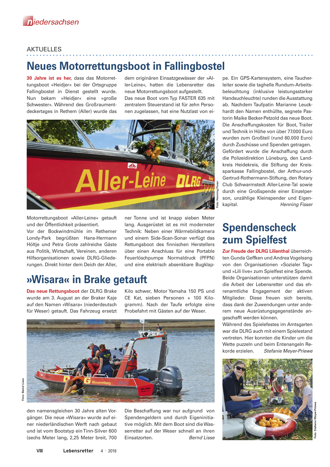 Vorschau Lebensretter 4/2018 - Regionalausgabe Niedersachsen Seite 10