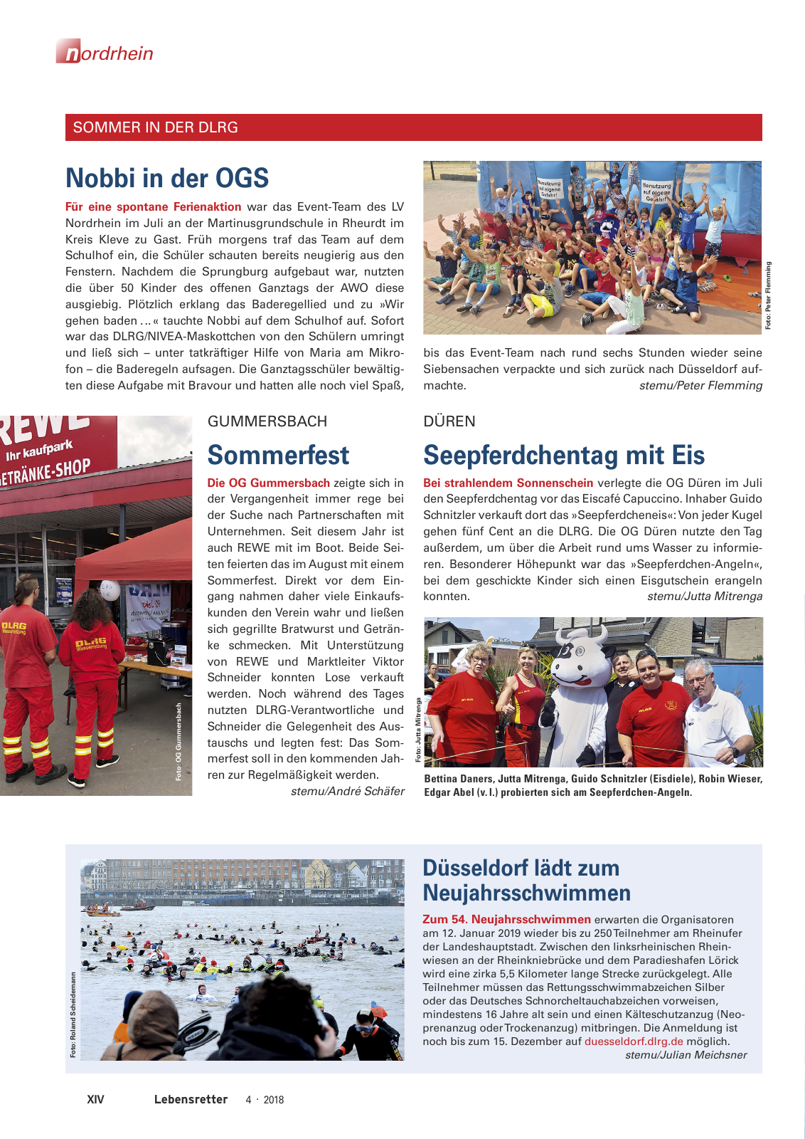 Vorschau Lebensretter 4/2018 - Regionalausgabe Nordrhein Seite 16