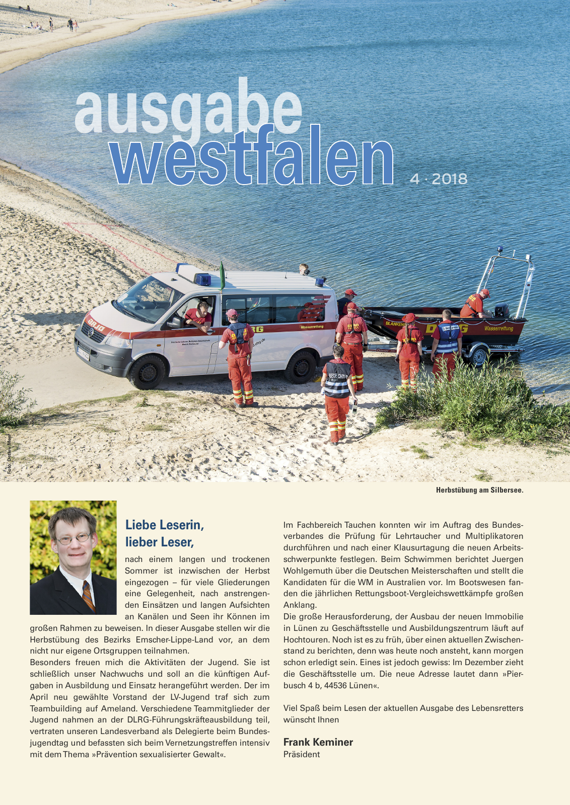 Vorschau Lebensretter 4/2018 - Regionalausgabe Westfalen Seite 3