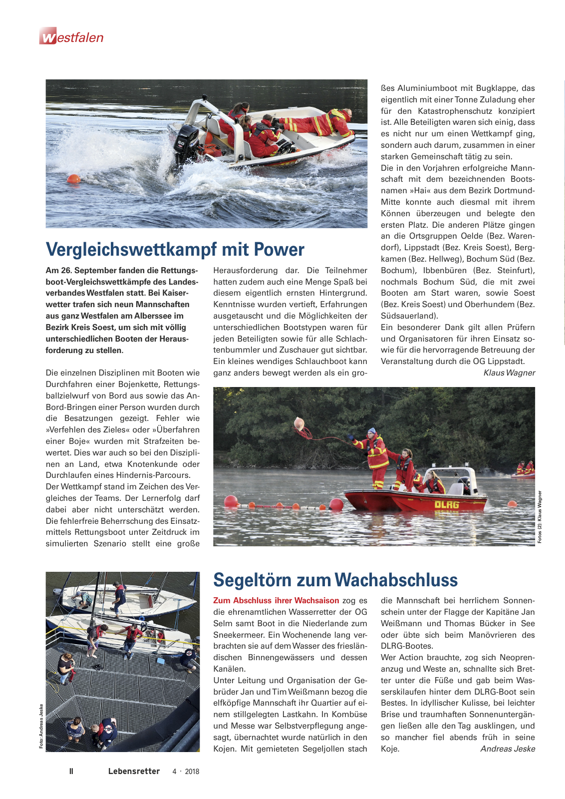 Vorschau Lebensretter 4/2018 - Regionalausgabe Westfalen Seite 4