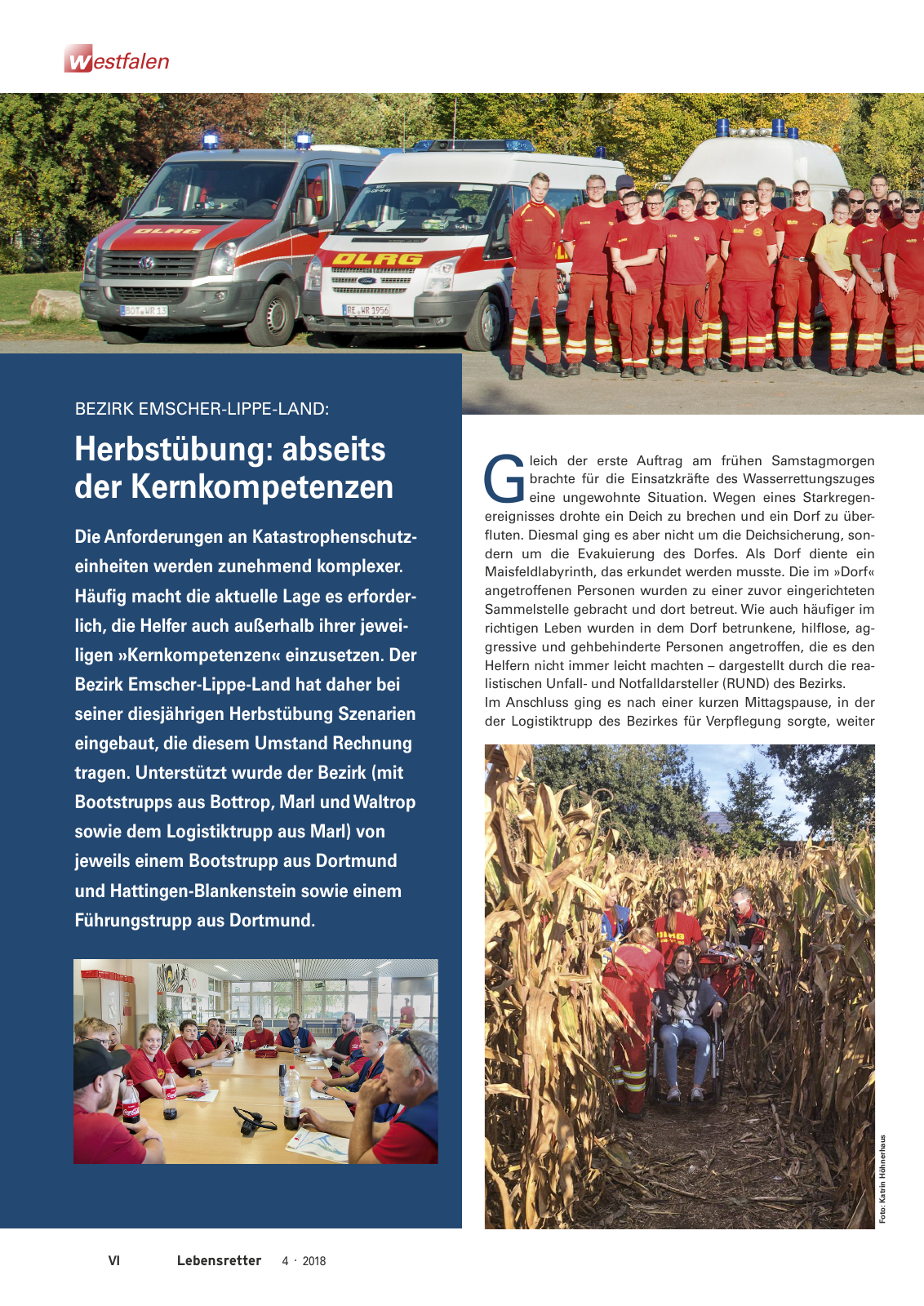 Vorschau Lebensretter 4/2018 - Regionalausgabe Westfalen Seite 8