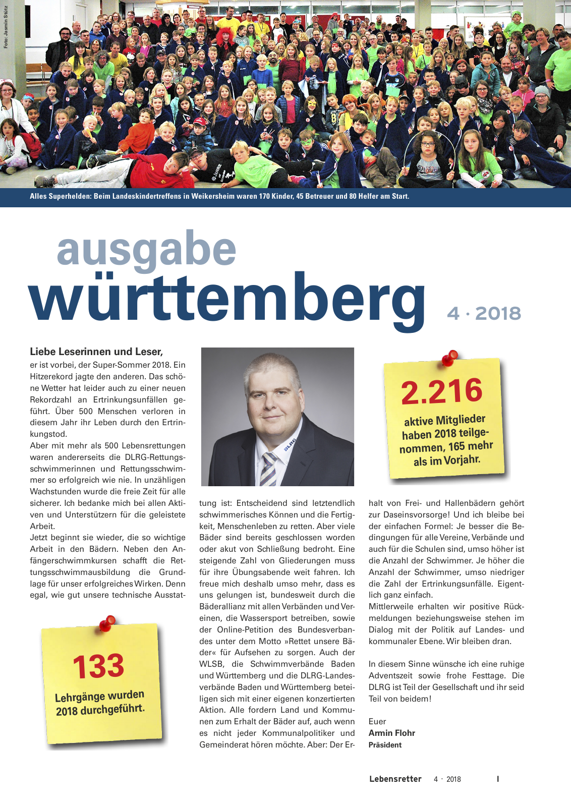 Vorschau Lebensretter 4/2018 - Regionalausgabe Württemberg Seite 3
