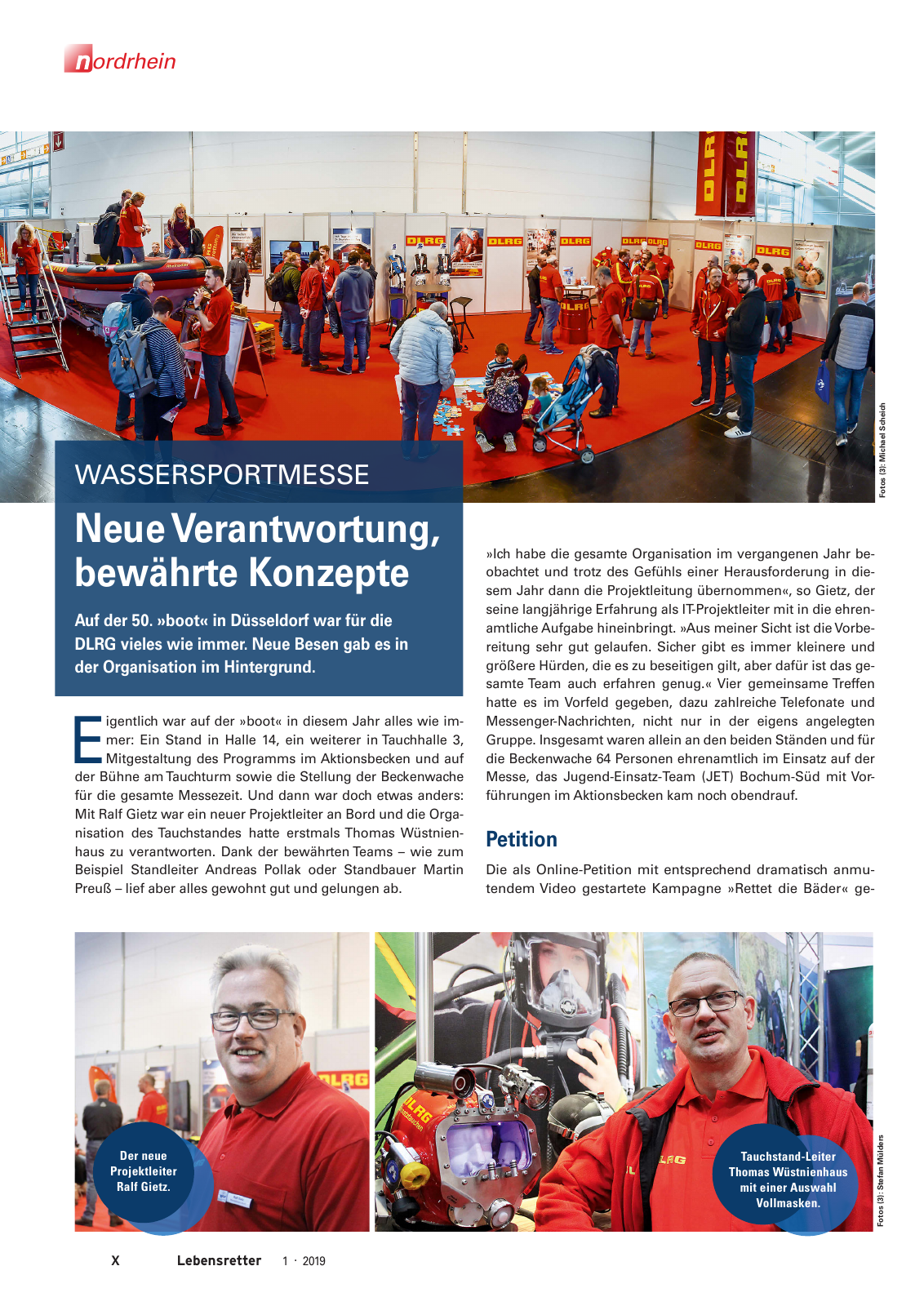 Vorschau Lebensretter 1/2019 –  Regionalausgabe Nordrhein Seite 12