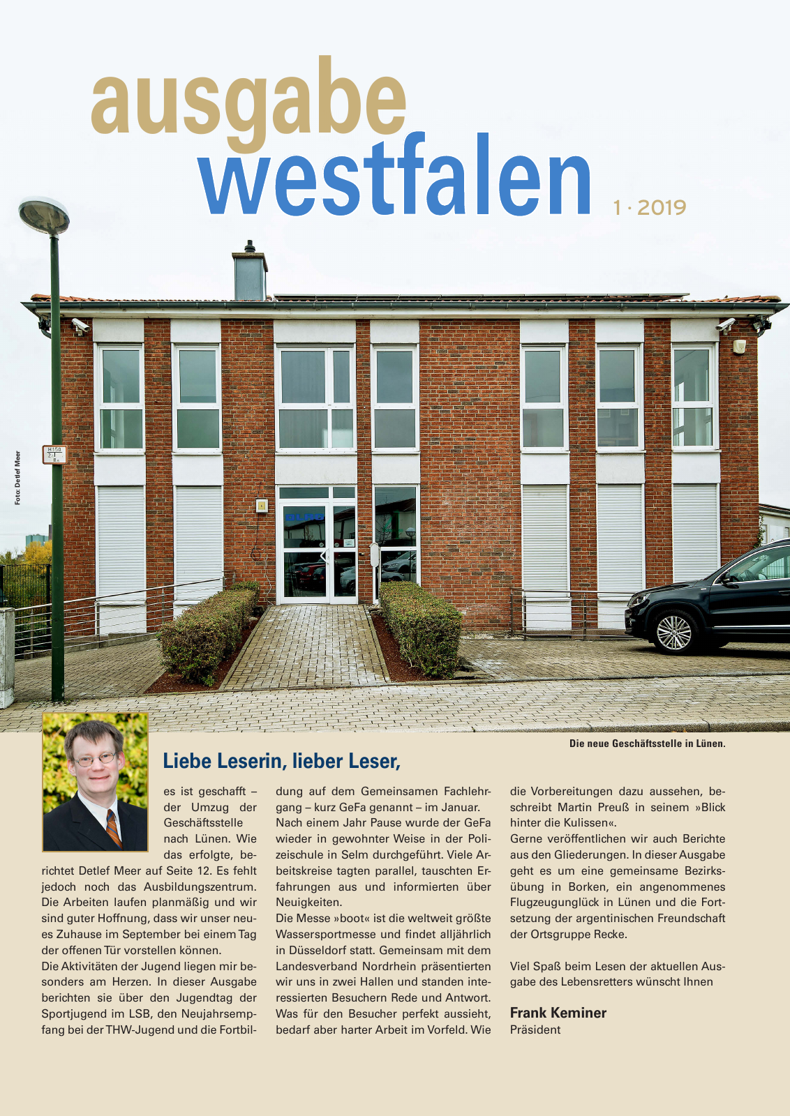Vorschau Lebensretter 1/2019 –  Regionalausgabe Westfalen Seite 3