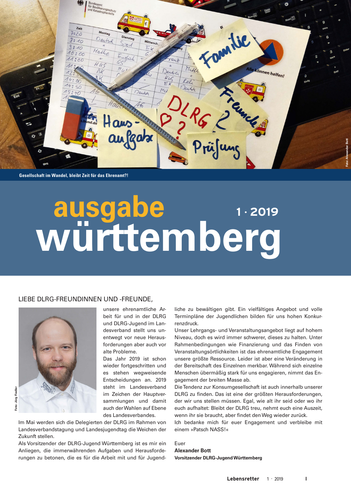 Vorschau Lebensretter 1/2019 –  Regionalausgabe Wuerttemberg Seite 3