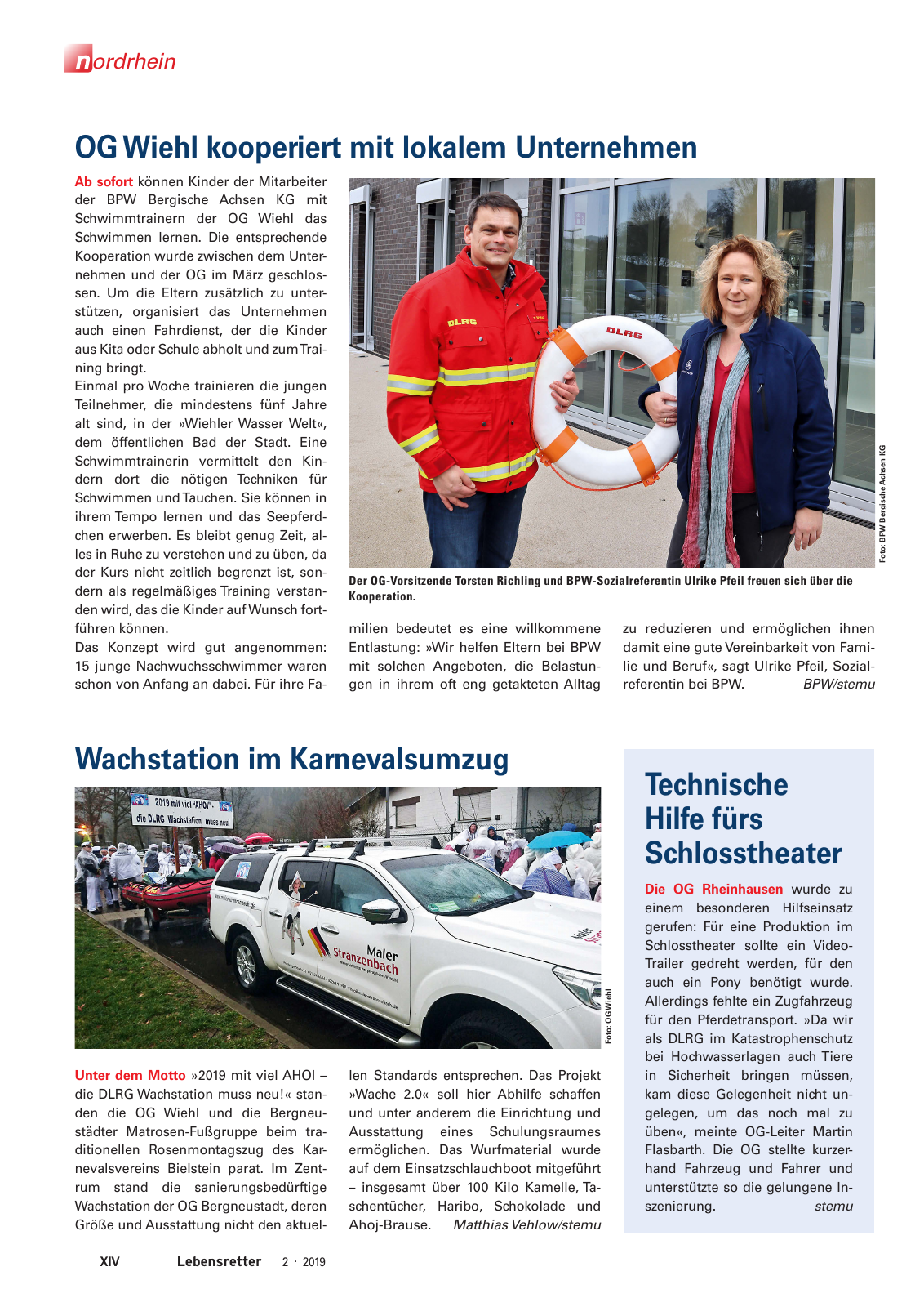 Vorschau Lebensretter 2/2019 - Nordrhein Regionalausgabe Seite 16