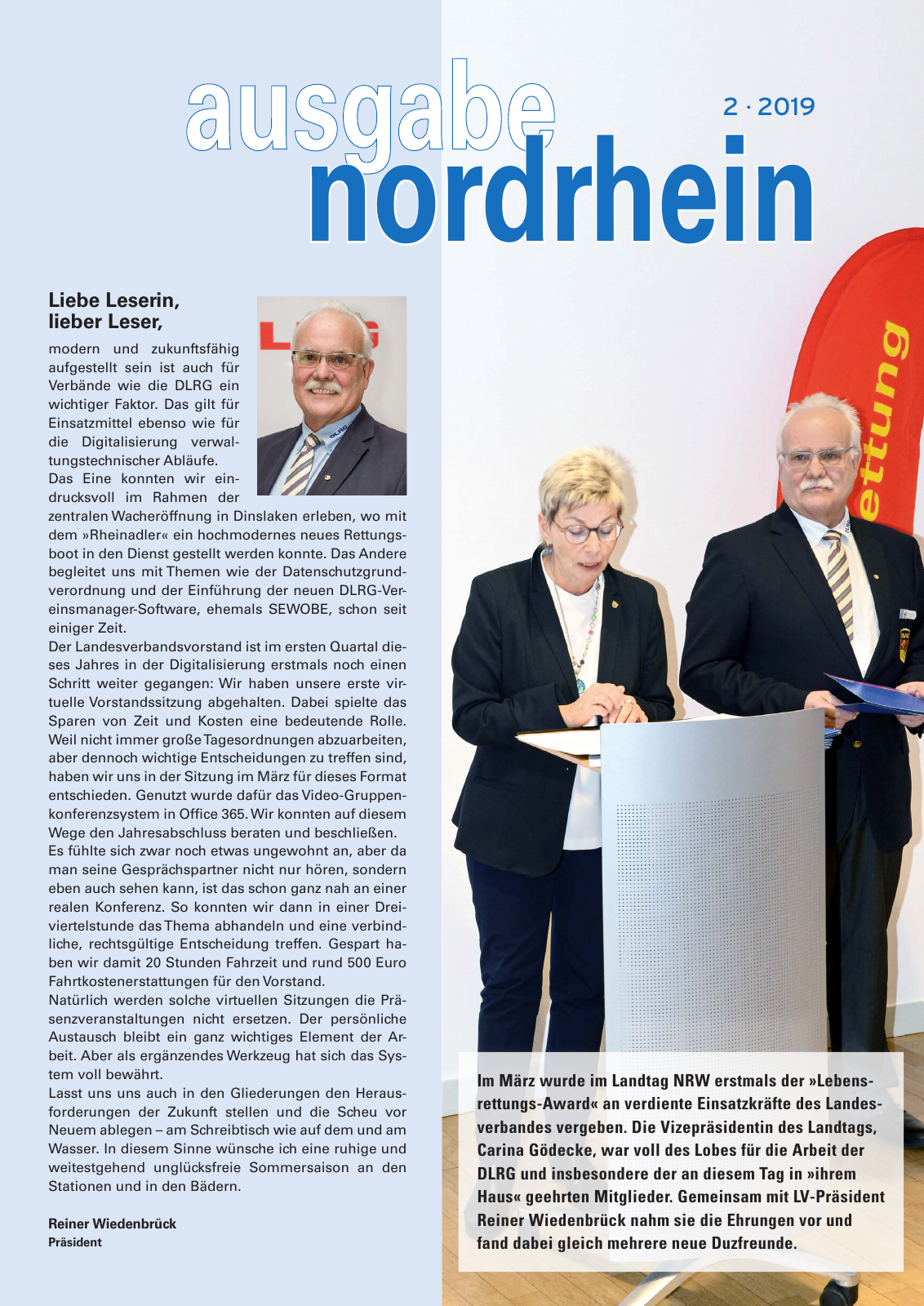 Vorschau Lebensretter 2/2019 - Nordrhein Regionalausgabe Seite 3