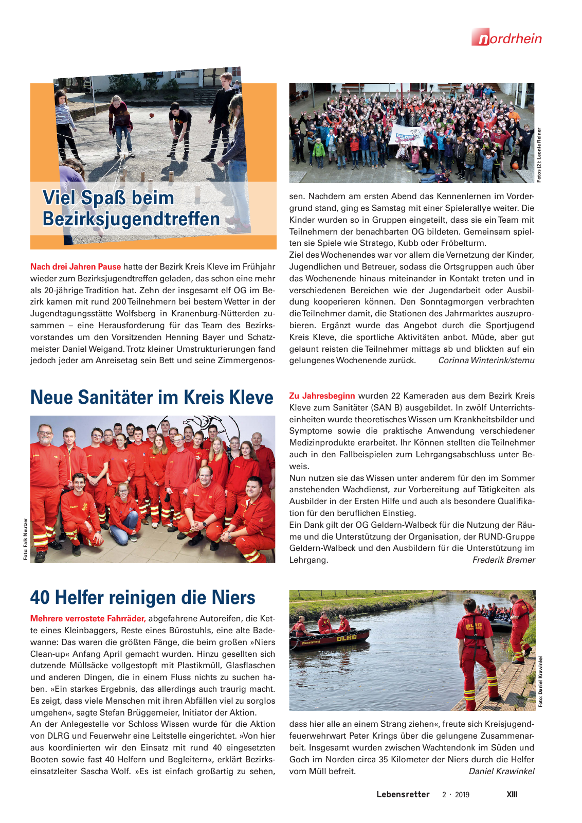 Vorschau Lebensretter 2/2019 - Nordrhein Regionalausgabe Seite 15
