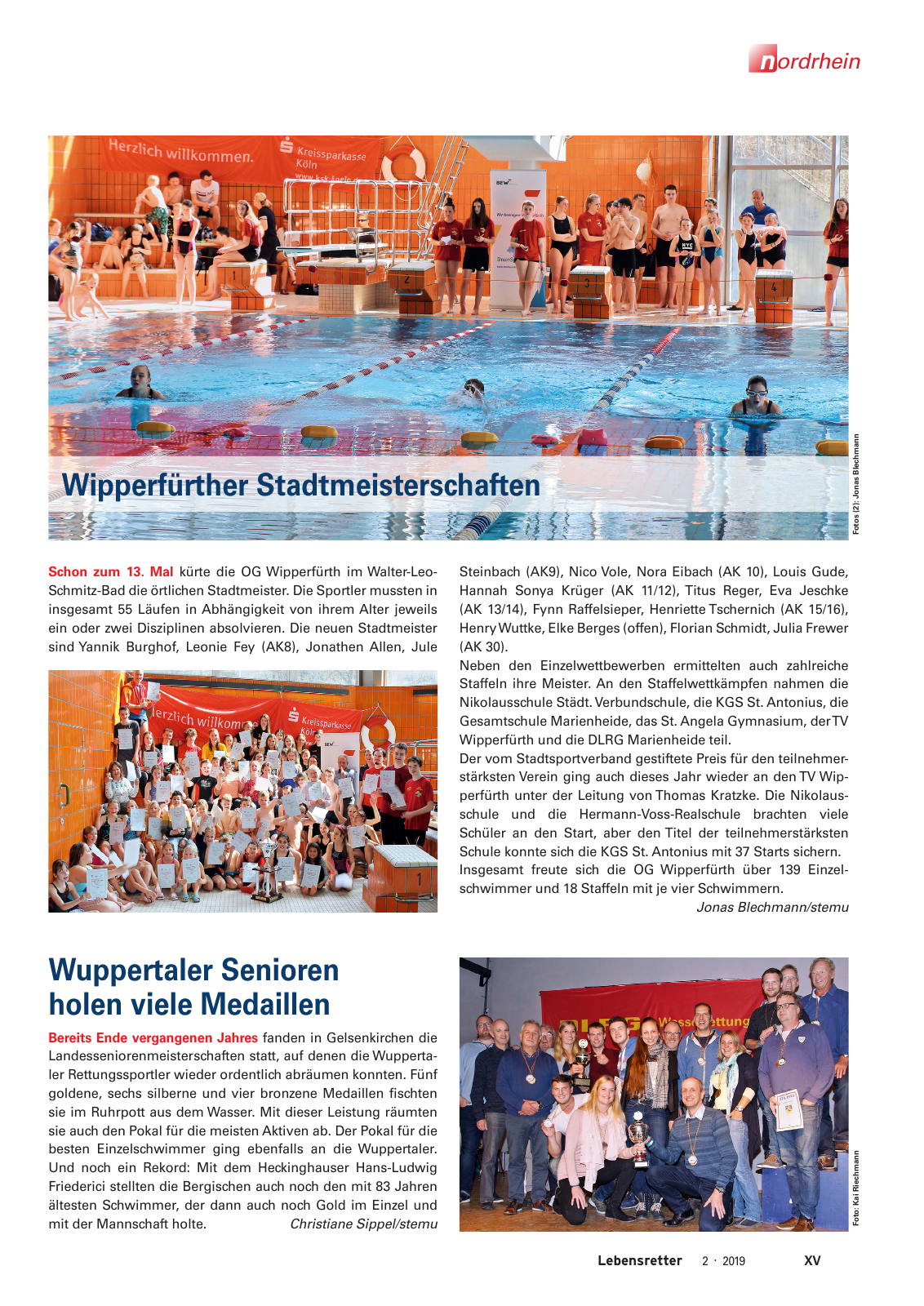 Vorschau Lebensretter 2/2019 - Nordrhein Regionalausgabe Seite 17