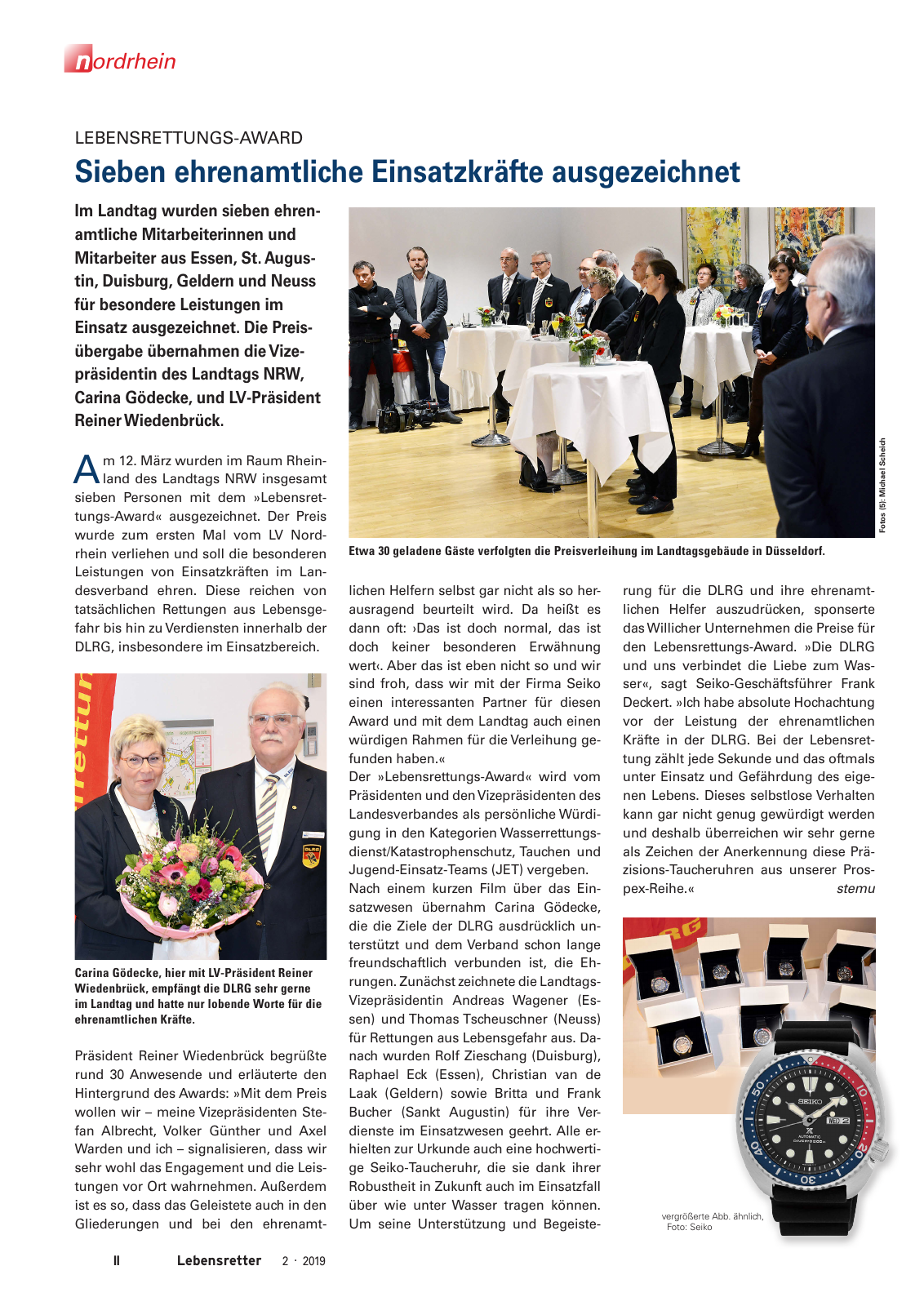 Vorschau Lebensretter 2/2019 - Nordrhein Regionalausgabe Seite 4