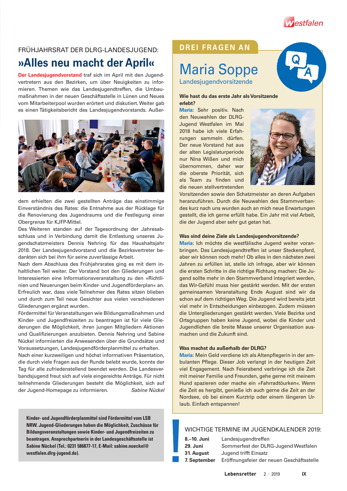 Vorschau Lebensretter 2/2019 - Westfalen Regionalausgabe Seite 11